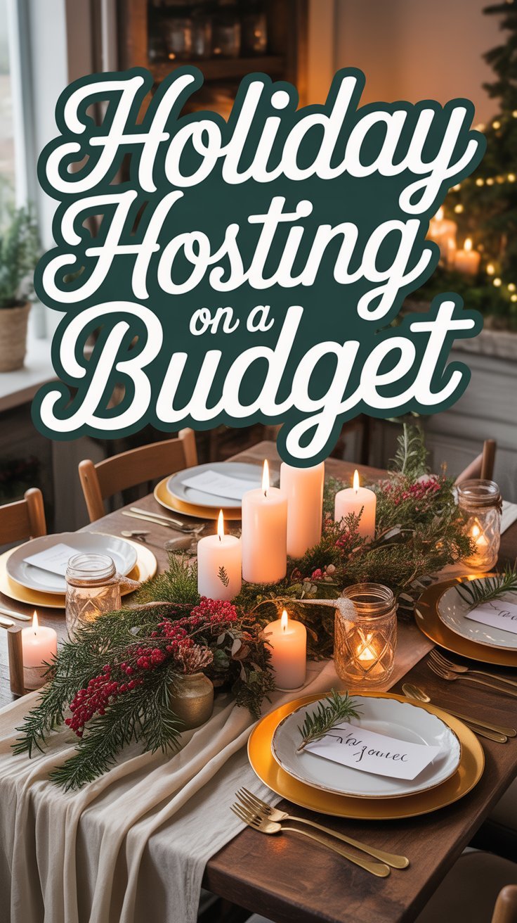 Holiday Hosting on a Budget: Style Tips and DIY Decor For Your Christmas Party holidayhostingbudget