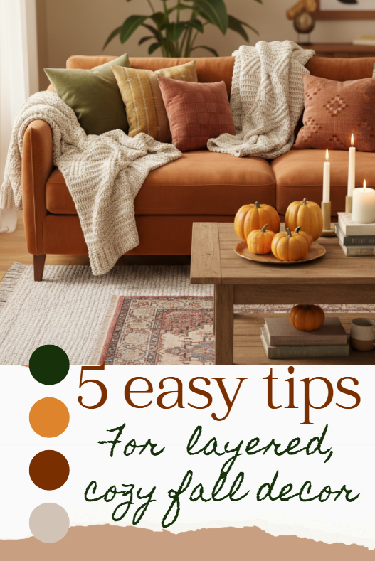 Cozy Layering for Fall Decor: 5 Ways to Make Your Home Warm & Inviting image