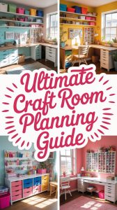 Ultimate Craft Room Makeover: Part 1 – Make Your Plan craft room guide
