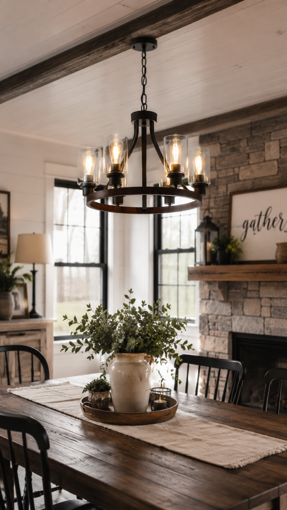 farmhouse chandelier