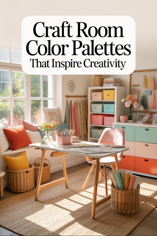 Ultimate Craft Room Makeover Part 2: Design with Color - Color Joy Home