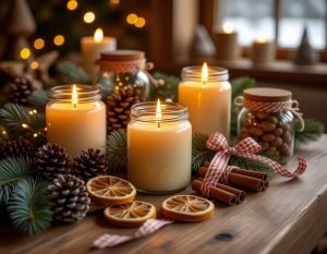 How to Create Your Own Holiday Candle Collection xmascandle