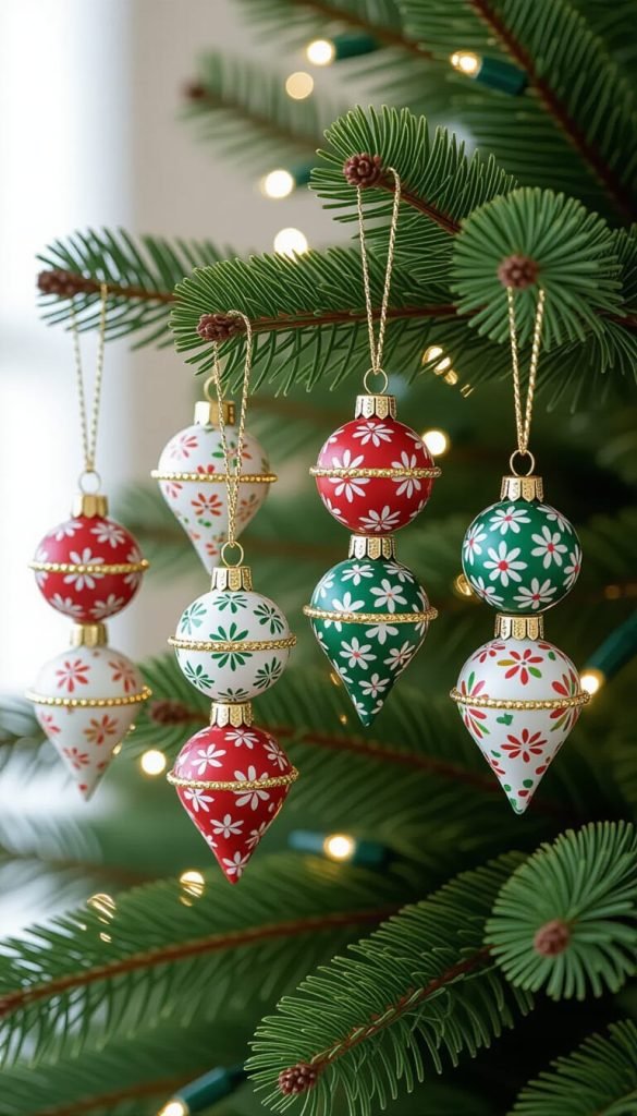 DIY Paper Ornament Ideas for a Beautiful Handmade Christmas Tree diy ornaments paper (4)