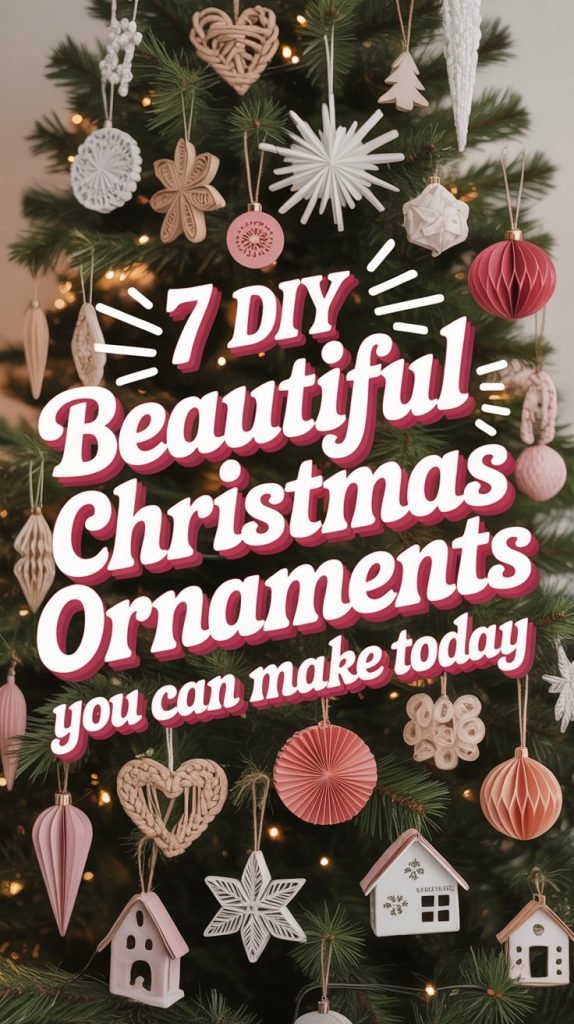 DIY Paper Ornament Ideas for a Beautiful Handmade Christmas Tree diy ornaments paper