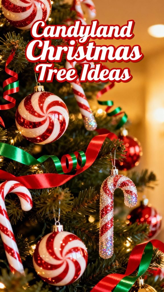 Whimsical Christmas Decor Ideas to Spark Joy and Holiday Magic candy christmas tree