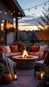 Outdoor Party Essentials for Hosting a Fall Firepit Party fall firepit party2