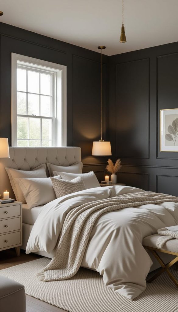 Rich, Dramatic, and Cozy: 7 Ways to Style Moody Interiors moodyinterior (4)
