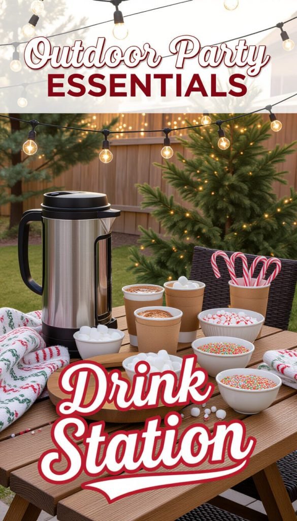 Outdoor Party Essentials for Hosting a Fall Firepit Party outdoor party drinks