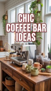 Chic & Functional Coffee Bar Ideas to Elevate Your Morning Routine coffee bar