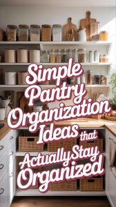 Simple Pantry Organization Ideas That Actually Stay Organized pantry organization