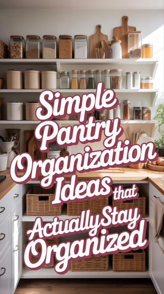pantry organization