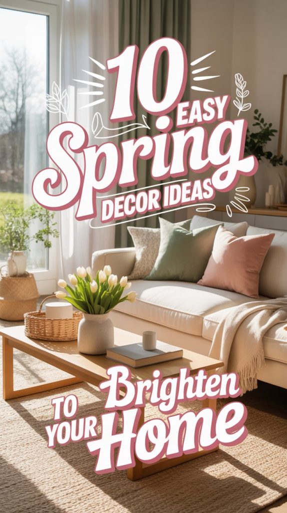 10 Easy Spring Decor Ideas to Brighten Your Home spring decor