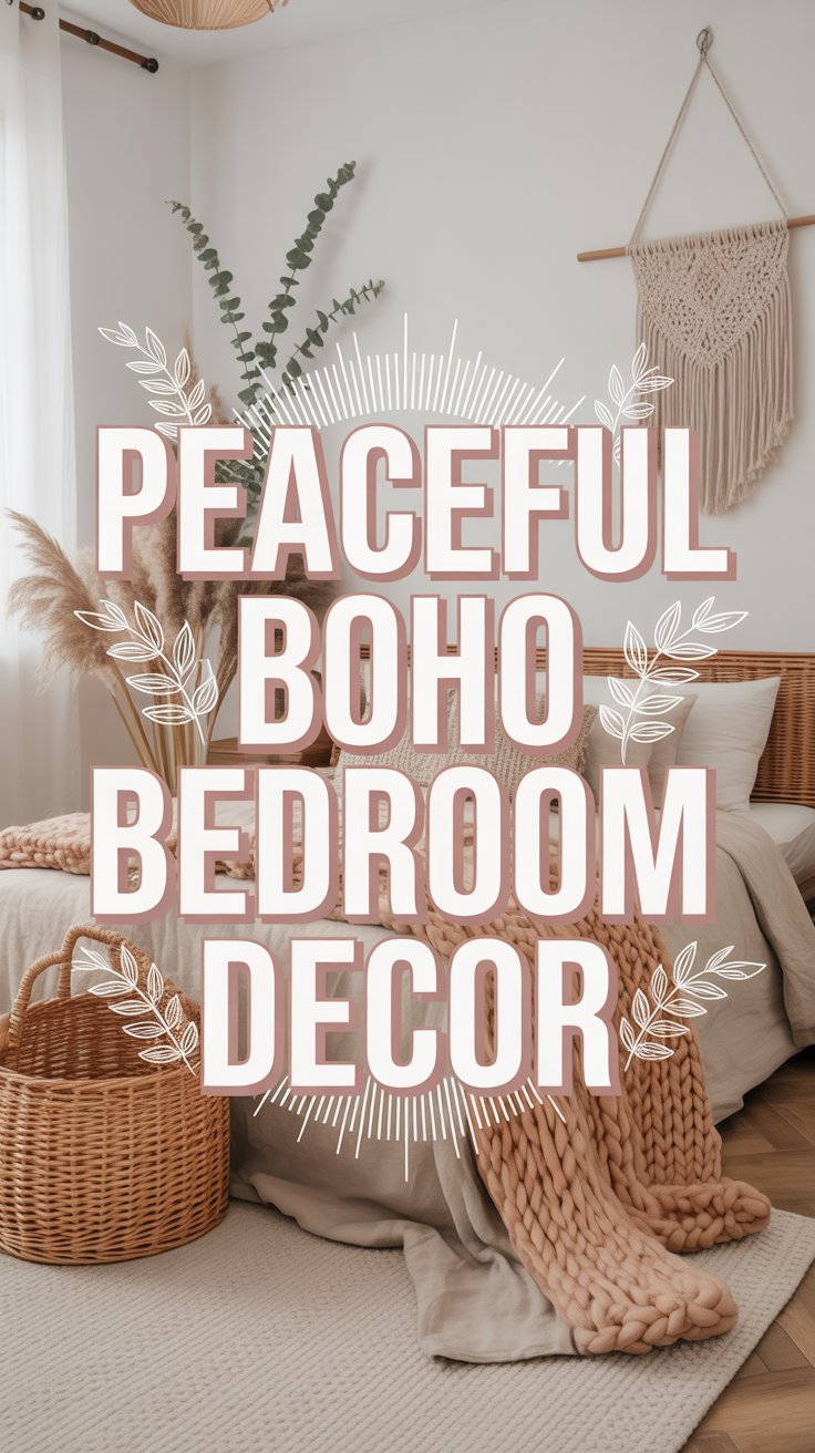 10 Cozy Boho Bedroom Ideas boho bedroom (2)