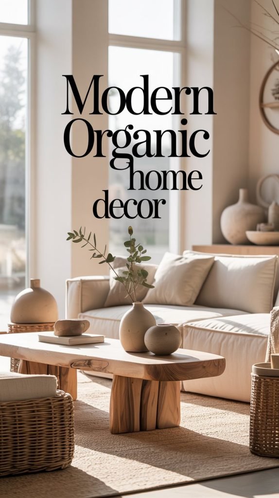 Modern Organic Decorating Ideas for a Timeless Home - Color Joy Home