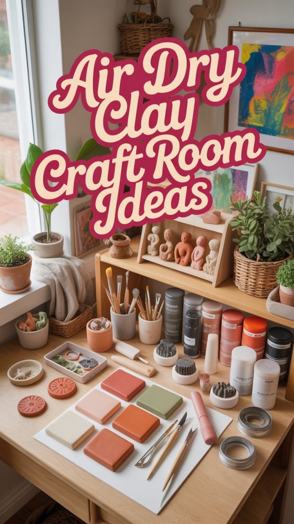 Air Dry Clay Craft Room Ideas: How to Organize the Perfect Creative Space air dry clay craft room